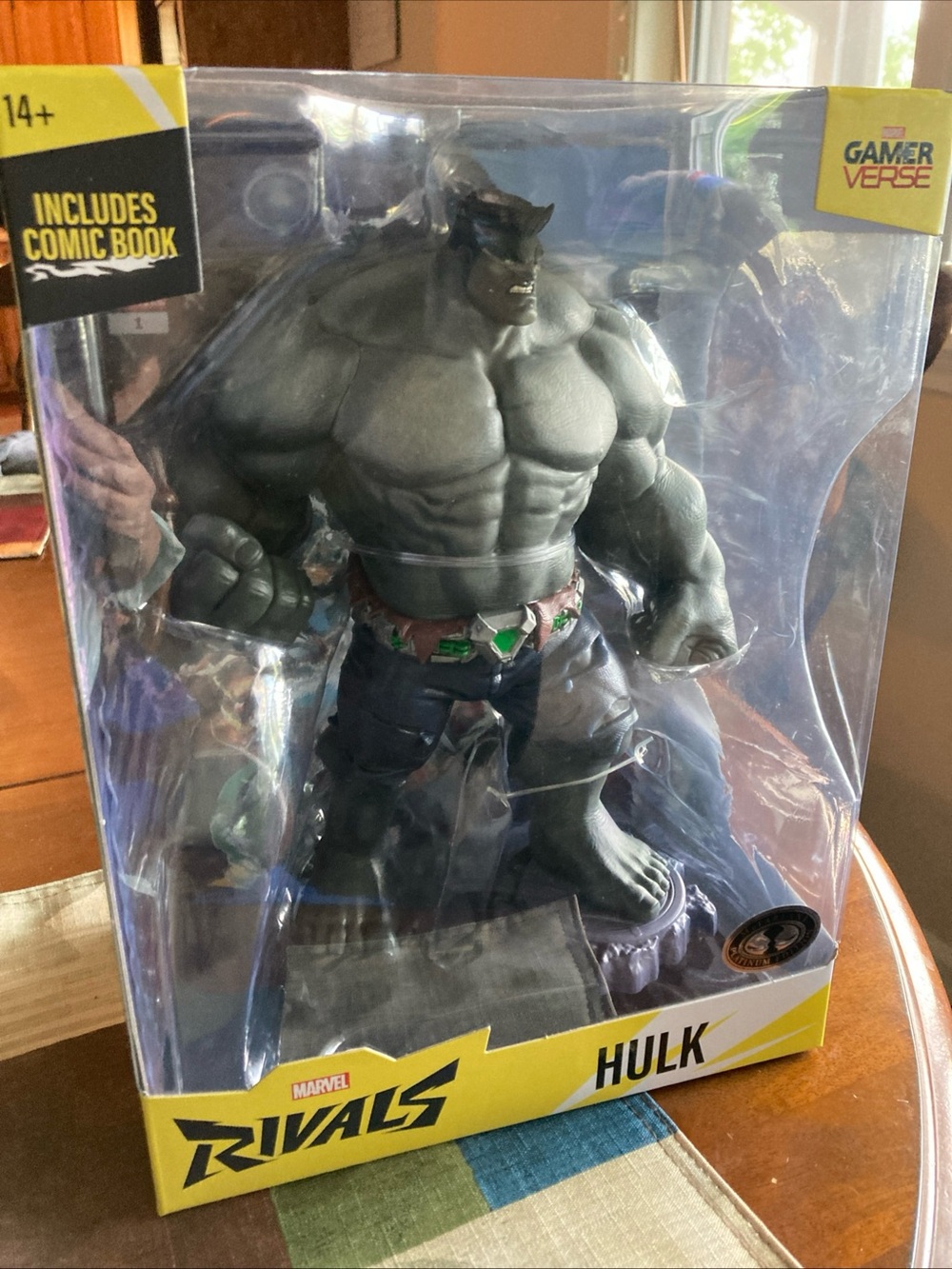 Marvel Rivals Gamer Verse Grey The Hulk McFarlane Platinum Edition 1:6 Statue NB